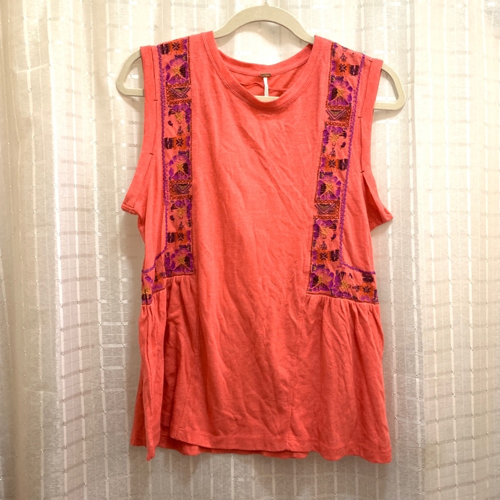 Free People Embroidered Top - Picture 3 of 4